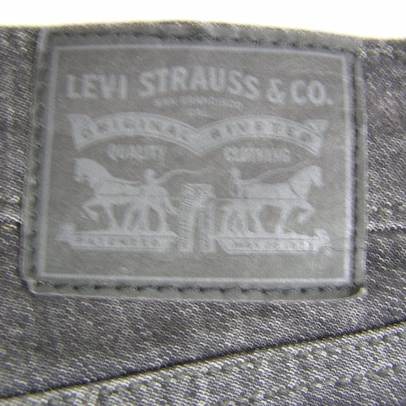 LEVI'S WEDGIE Straight Crop Released Hem Jeans 29 - Picture 10 of 12